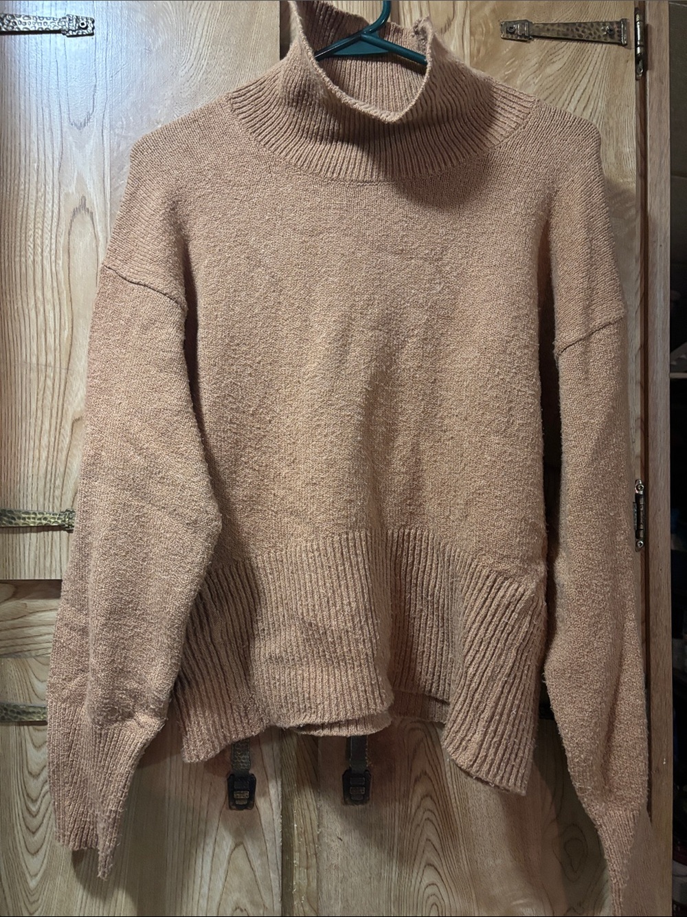 Tan Turtleneck Sweater Womens size XS